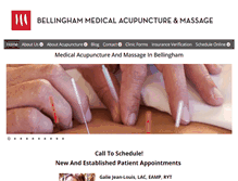 Tablet Screenshot of bellinghammedicalacupuncture.com